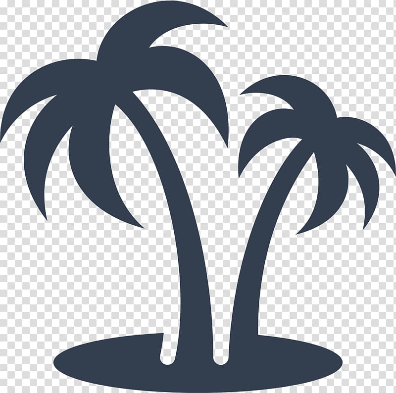 Computer Icons Arecaceae Symbol , coconut tree transparent background PNG clipart