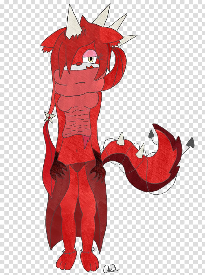 Demon Costume design Cartoon Dog, demon transparent background PNG clipart