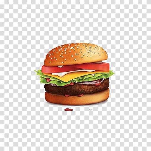 Hamburger Mobile app Android Comics, Beef Burger transparent background PNG clipart
