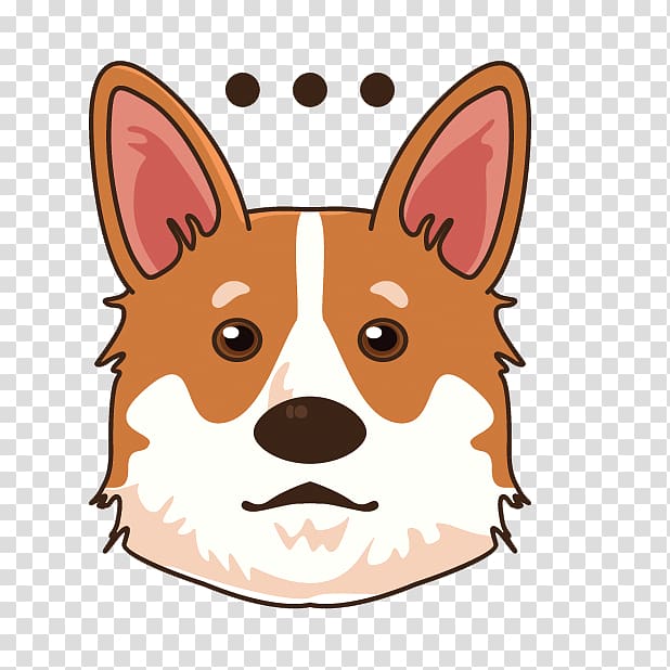 Dog breed Pembroke Welsh Corgi Puppy Emoji Sticker, puppy transparent background PNG clipart