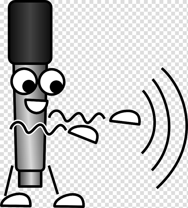 Microphone Sound Wave Comics, Mike transparent background PNG clipart