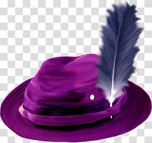 Violet Hat , violet transparent background PNG clipart thumbnail