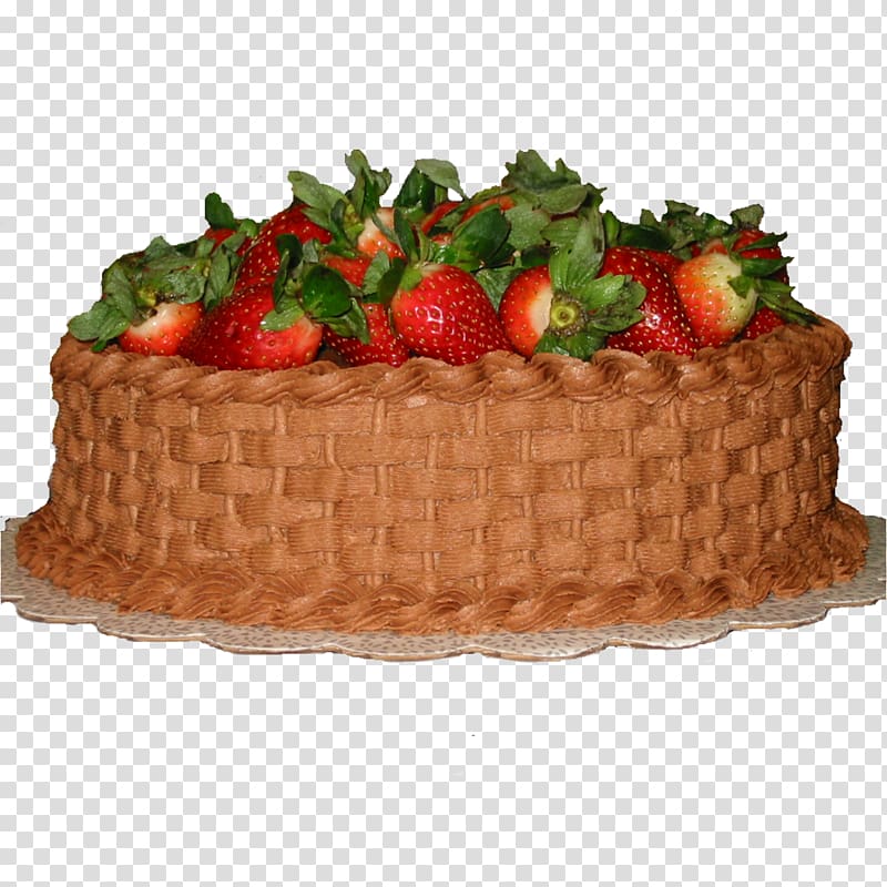 Strawberry cream cake Chocolate cake Shortcake Fruitcake, Strawberry cake transparent background PNG clipart