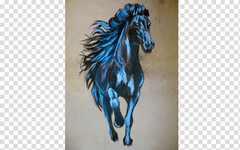 Mustang Stallion Seahorse Halter Horse Tack, hand painted transparent background PNG clipart