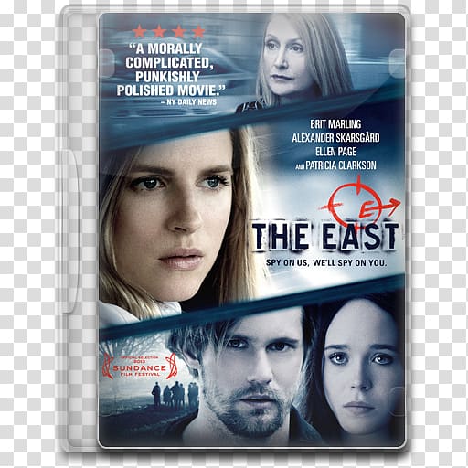 Zal Batmanglij Brit Marling Ellen Page The East Body of Lies, movie poster transparent background PNG clipart