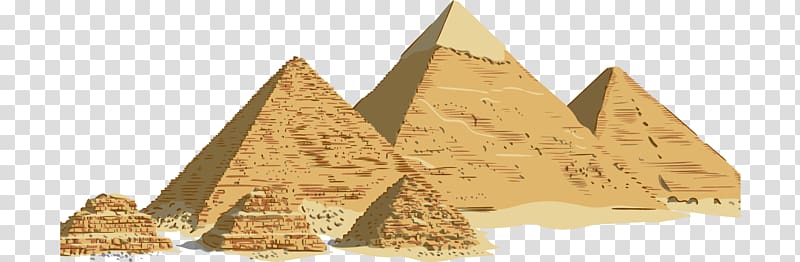pyramids, Ancient Egypt Pyramid Illustration, Pyramid building transparent background PNG clipart