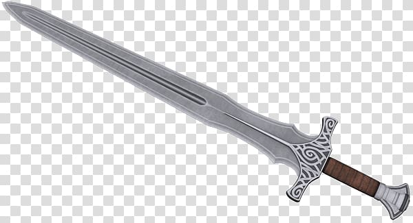 gray and brown sword, Sword transparent background PNG clipart