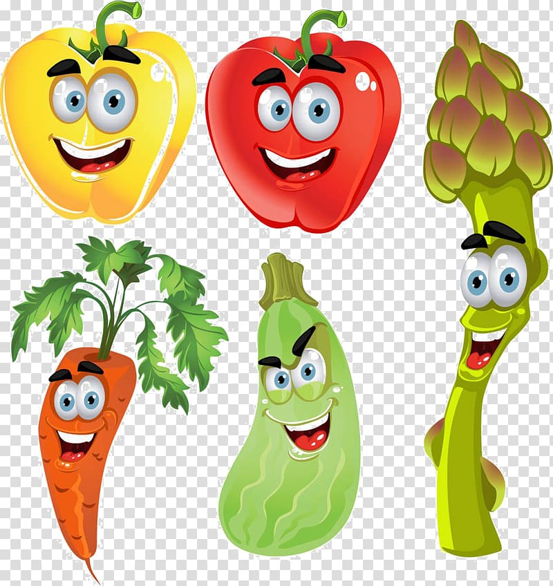 Vegetable Cartoon Fruit , Cartoon vegetable material transparent background PNG clipart