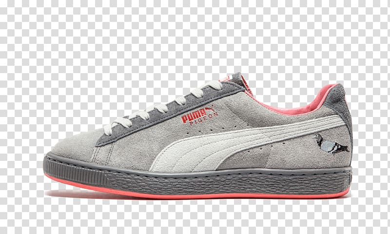 Sneakers Puma Shoe Suede Clothing, White Pigeon transparent background PNG clipart