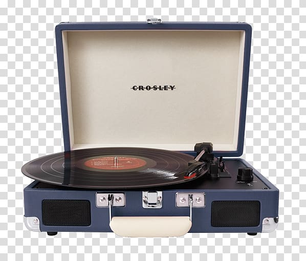 Crosley Cruiser CR8005A Crosley CR8005A-TU Cruiser Turntable Turquoise Vinyl Portable Record Player Phonograph record, others transparent background PNG clipart