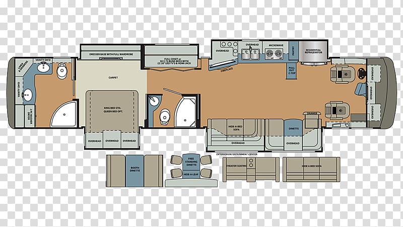 Campervans Forest River Lazydays Vehicle Floor plan, others transparent background PNG clipart