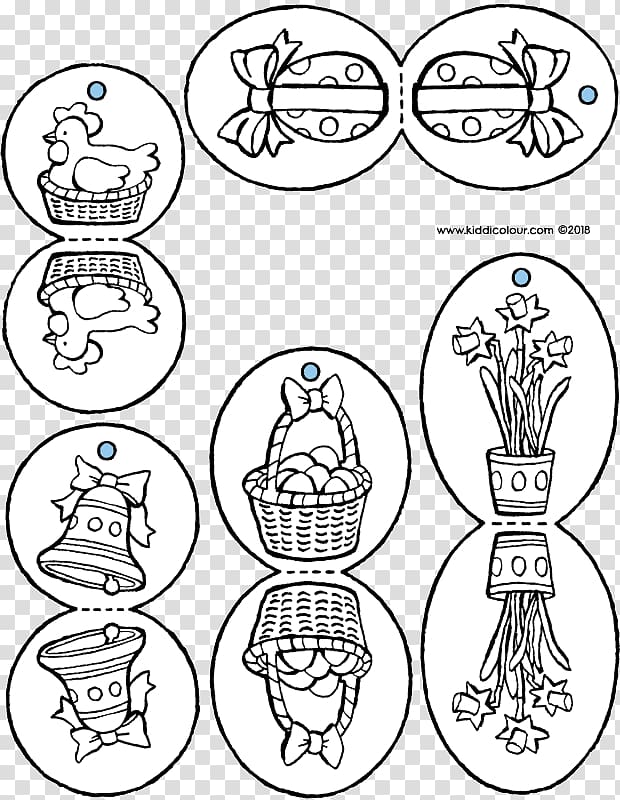 Drawing Décoration Line art Easter egg tree Ornament, decorate the tree transparent background PNG clipart