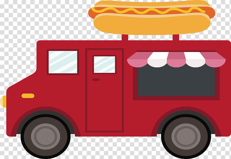 Ice cream Hot dog Car Peppermint, Red hot dog transparent background PNG clipart