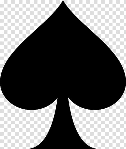 Playing card Ace of spades, ace card transparent background PNG clipart