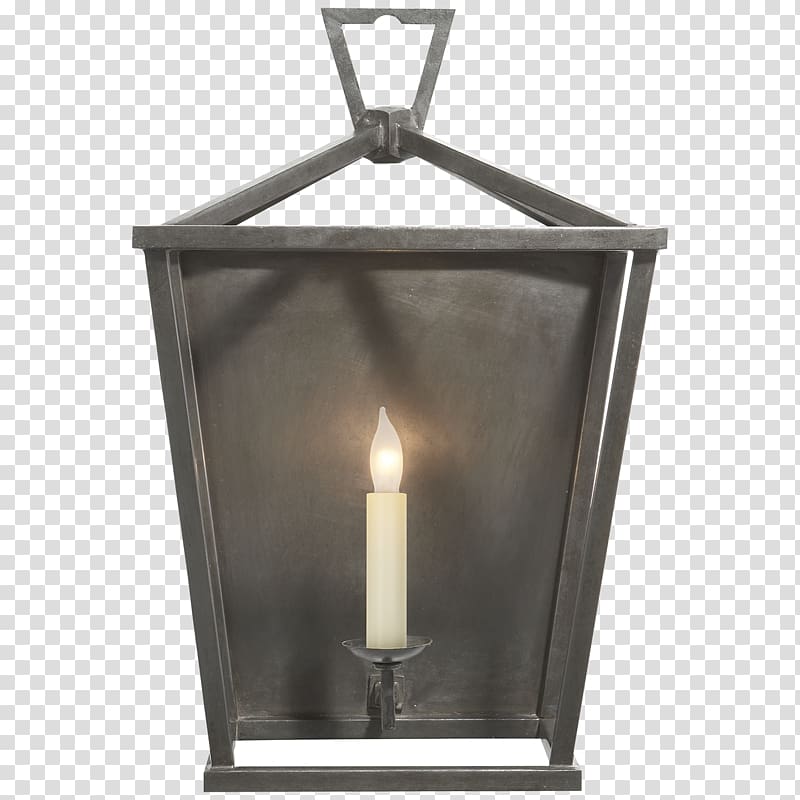 Light fixture Visual Comfort & Co. Darlana Medium Lantern Sconce Lighting, outdoor house lamps transparent background PNG clipart