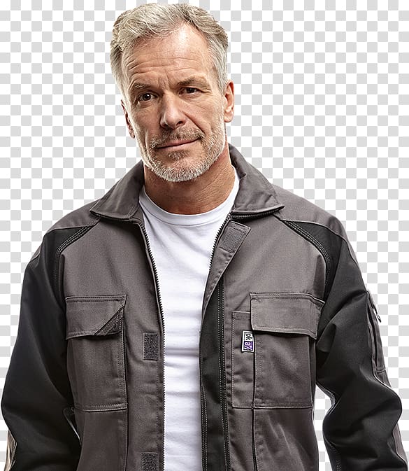 Workwear Cargo pants Professional Berufskleidung KREYLOS Leather jacket, Start line transparent background PNG clipart