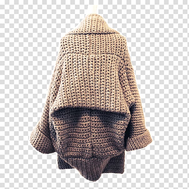 Cardigan Alpaca Wool Crochet Overcoat, Madame Tricot Delicatessen transparent background PNG clipart
