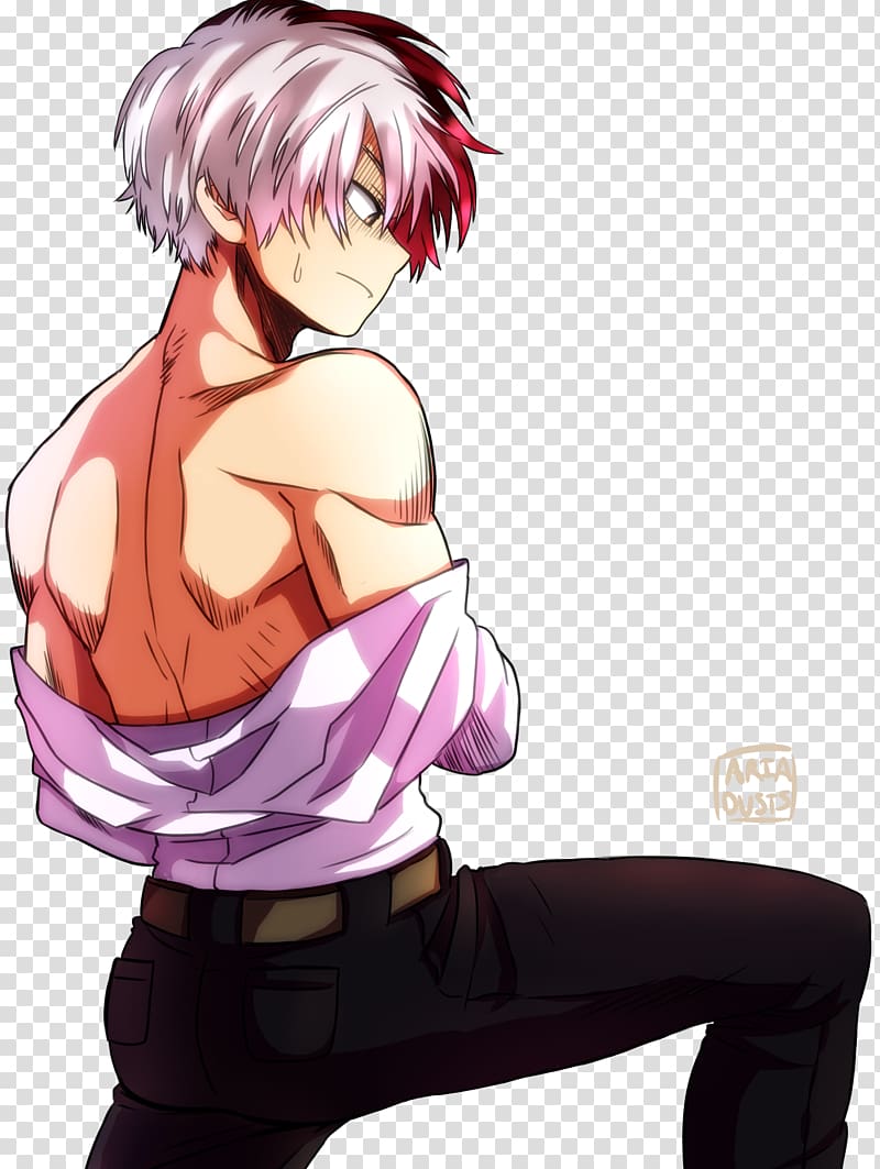 Anime My Hero Academia Desktop Mangaka Shoto Todoroki: Origin, Shouto Todoroki transparent background PNG clipart