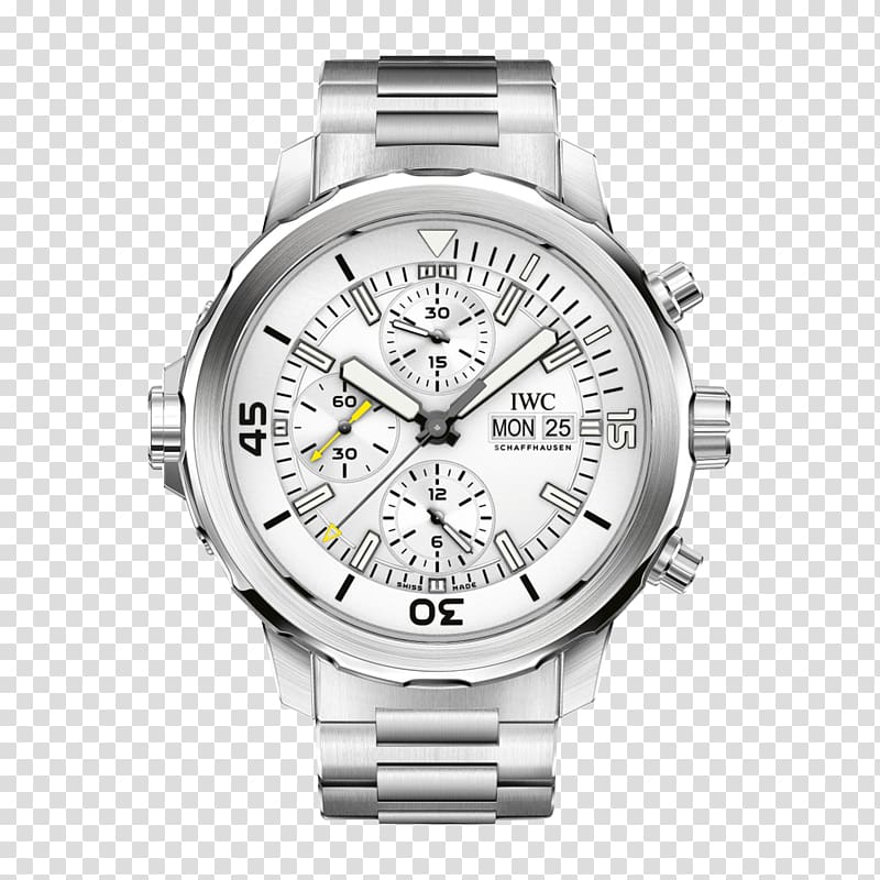 Schaffhausen Chronograph International Watch Company Automatic watch, watch transparent background PNG clipart