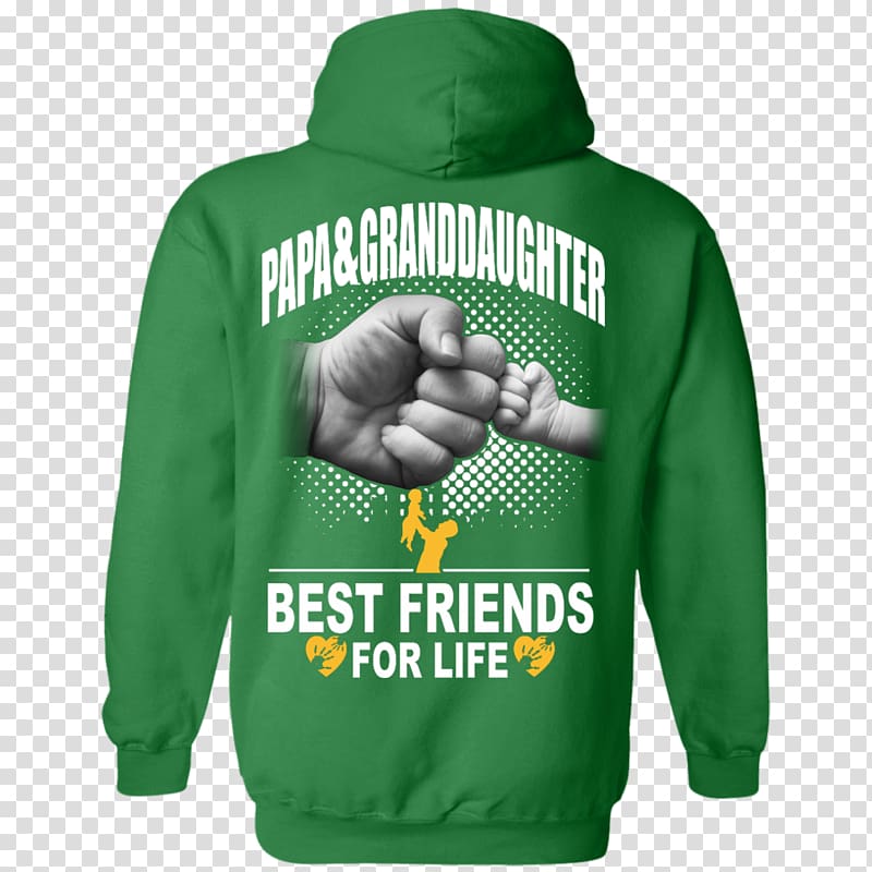 Hoodie (M) T-shirt Father And Son Best Friends For Life, tshirt transparent background PNG clipart