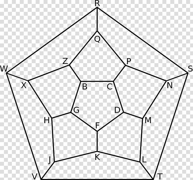 Icosian game Hamiltonian path Mathematics, Mathematics transparent background PNG clipart