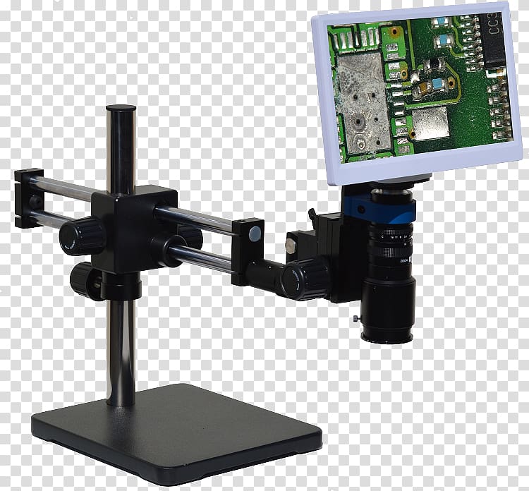 Digital microscope 1080p Computer Monitors High-definition video, Digital Microscope transparent background PNG clipart