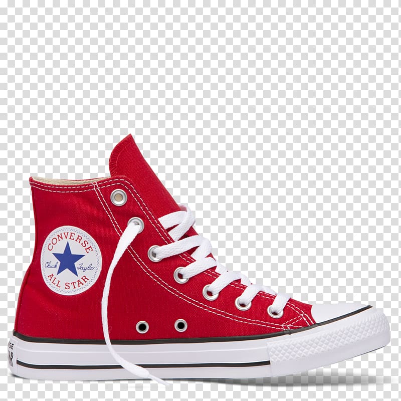 Chuck Taylor All-Stars Converse High-top Sports shoes, Red Plaid Converse Shoes for Women transparent background PNG clipart