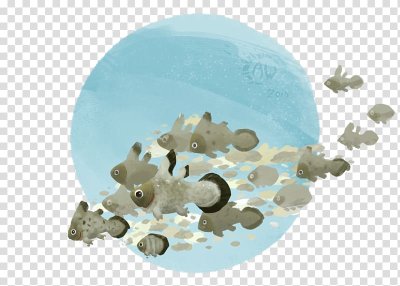 Organism Turquoise, nine fish transparent background PNG clipart