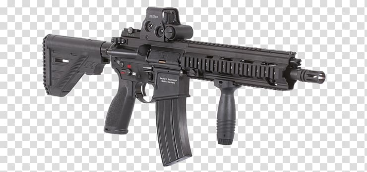 Firearm Heckler & Koch HK416 Assault rifle, assault rifle transparent background PNG clipart