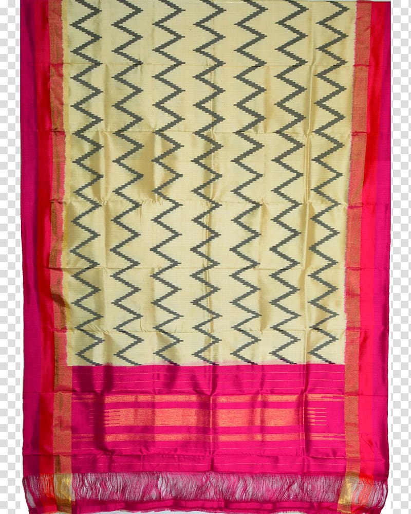 Pochampally Saree Silk Bhoodan Pochampally Ikat Dupatta, Dupatta transparent background PNG clipart