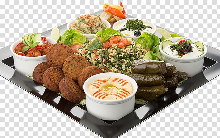 Falafel Meze Hummus Middle Eastern cuisine Full breakfast, shawarma sandwich transparent background PNG clipart
