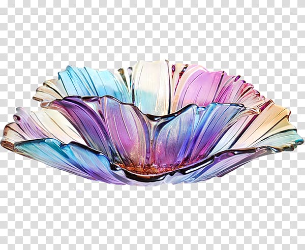 Glass Tableware Bowl Designer, European creative glass candy dish transparent background PNG clipart