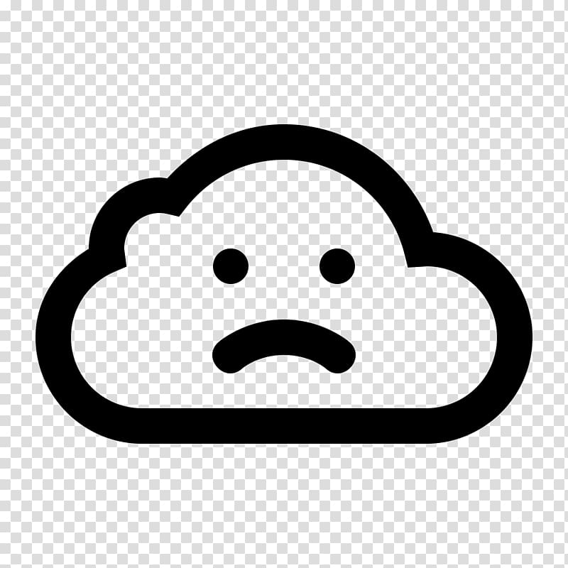 Computer Icons Cloud computing Sadness , sad transparent background PNG clipart