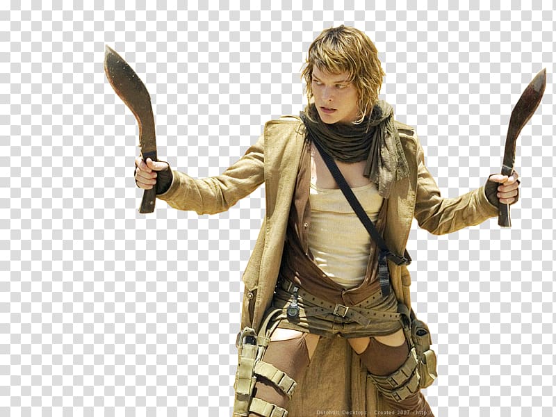 Alice Resident Evil: Extinction Film Milla Jovovich, Resident Evil 5 transparent background PNG clipart