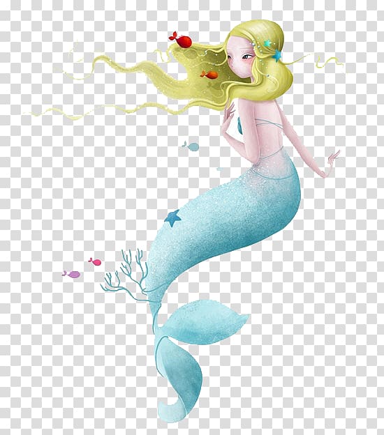 mermaid , Art Watercolor painting Drawing Illustration, Mermaid transparent background PNG clipart