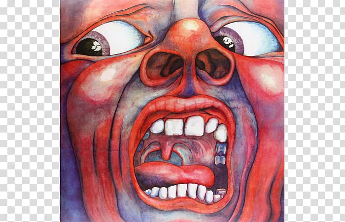 In the Court of the Crimson King King Crimson LP record Progressive rock, In The Court Of The Crimson King transparent background PNG clipart