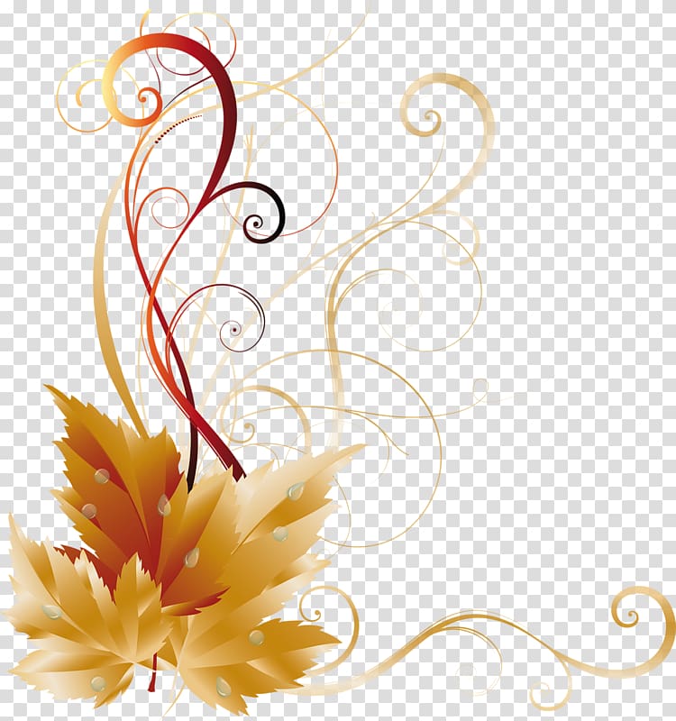brown maple leaf illustration, Autumn Maple leaf , side border transparent background PNG clipart