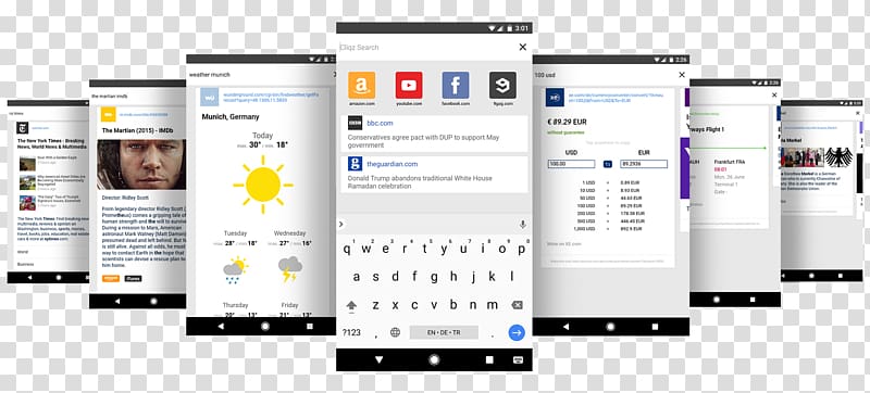 Ranked Android Cliqz AlternativeTo Web browser, android transparent background PNG clipart