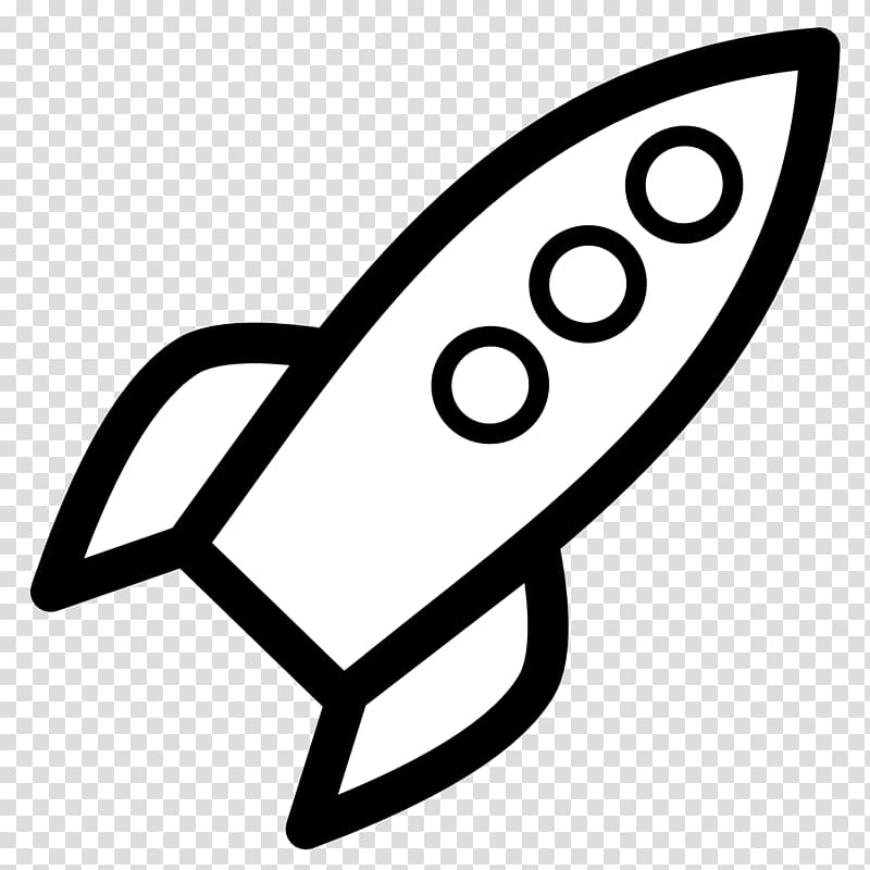 Coloring book Spacecraft Rocket , Rocket transparent background PNG clipart