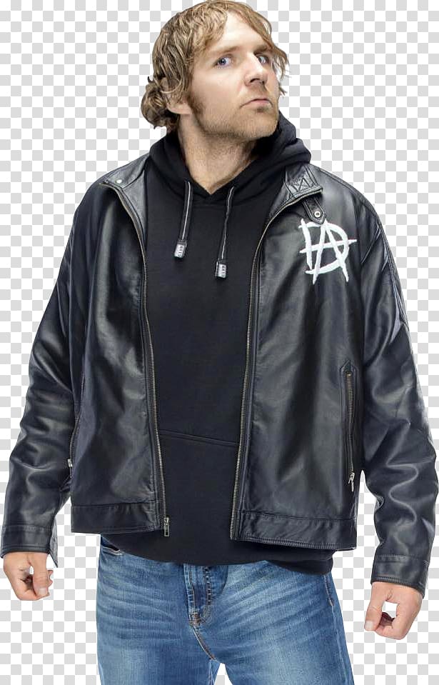 Dean Ambrose WrestleMania 32 Hoodie WWE Raw Jacket, jacket transparent background PNG clipart