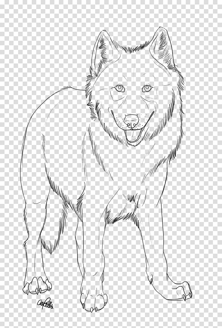 Line art Dog Drawing Puppy, lazy dog transparent background PNG clipart