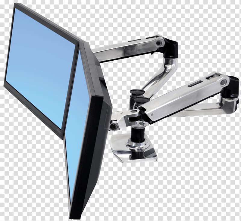 Computer Monitors Multi-monitor Laptop Liquid-crystal display Personal computer, arm transparent background PNG clipart