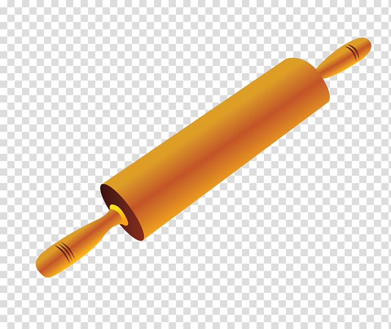 Rolling pin Kitchenware, Kitchen rolling pin transparent background PNG clipart