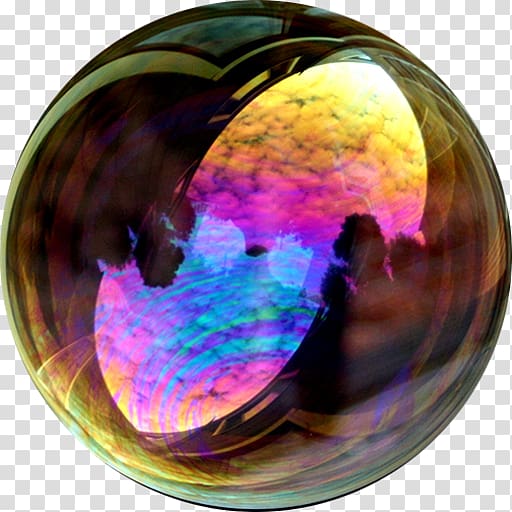 Bubble Time Soap bubble Iridescence Reflection, shop style transparent background PNG clipart