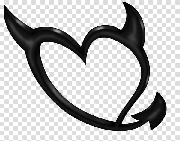 Heart Arrow Black, heart transparent background PNG clipart