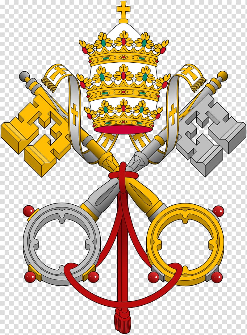 Coats of arms of the Holy See and Vatican City Coats of arms of the Holy See and Vatican City Pope Flag of Vatican City, Pope Francis transparent background PNG clipart