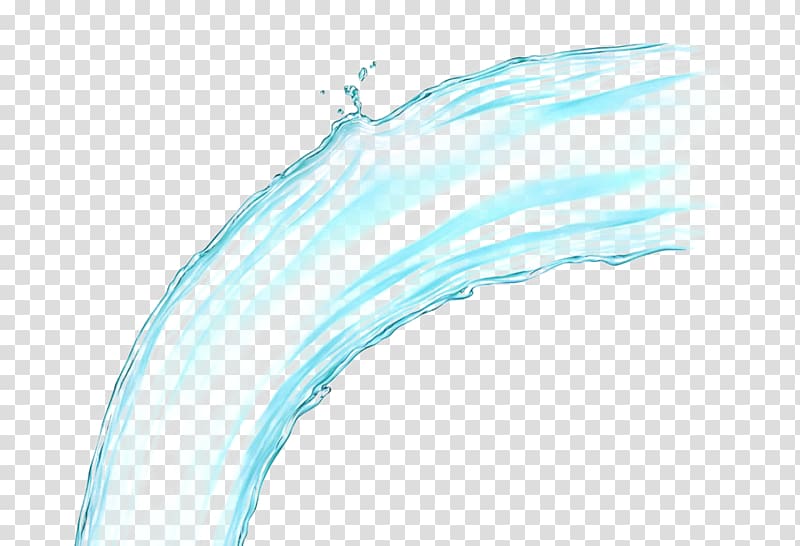 blue water flow transparent background PNG clipart