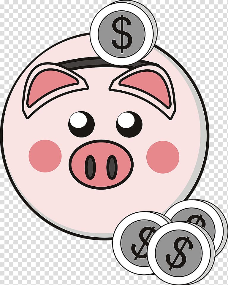 Piggy bank Coin Money , Coin transparent background PNG clipart
