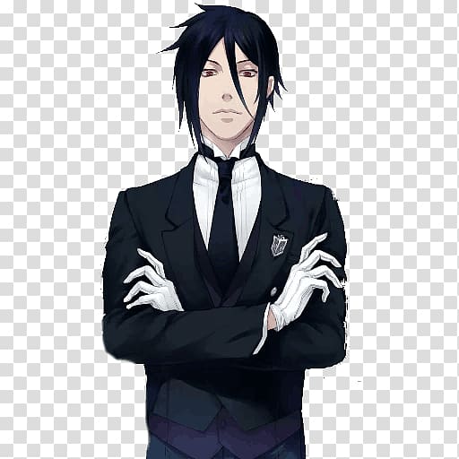 Sebastian Michaelis Ciel Phantomhive Black Butler Manga, manga transparent background PNG clipart