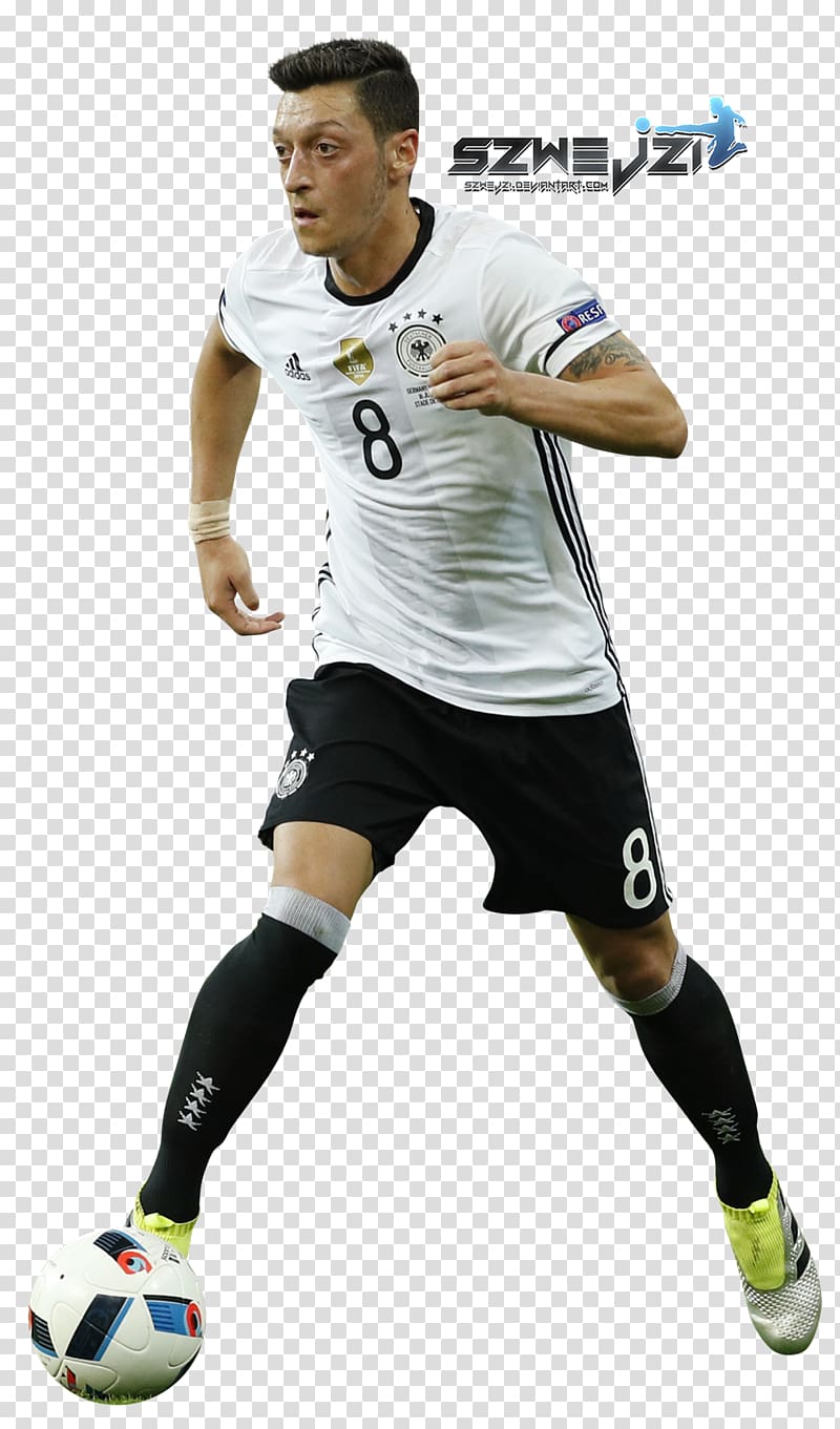 man playing soccer, Mesut Özil Germany national football team Real Madrid C.F., football transparent background PNG clipart
